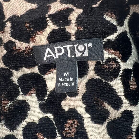 Whimsygoth Leopard Print Pea Coat Apt.9 Womens Size Medium Purple Lined - Picture 6 of 8